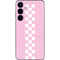 Pink Checkerboard Galaxy S24 Plus Skin