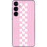 Pink Checkerboard Galaxy S25 Plus Skin