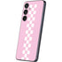 Pink Checkerboard Galaxy S24 Skin