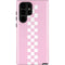 Pink Checkerboard Galaxy S25 Ultra Impact Case