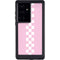 Pink Checkerboard Galaxy S24 Ultra Waterproof Case