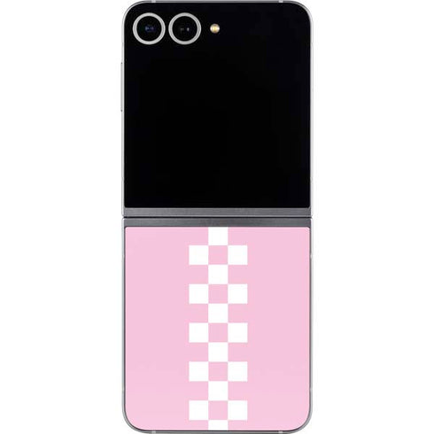 Pink Checkerboard Galaxy Z Flip6 Skin