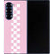 Pink Checkerboard Galaxy Z Fold6 Skin