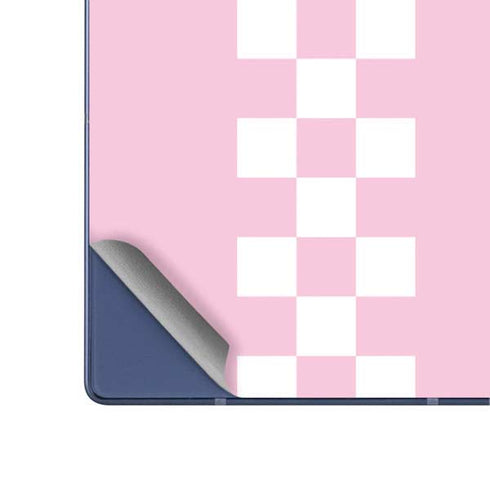 Pink Checkerboard Galaxy Z Fold6 Skin