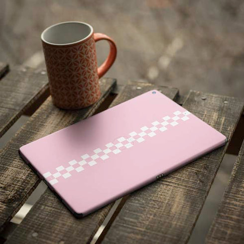 Pink Checkerboard iPad Skins