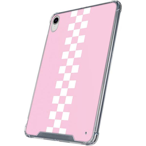 Pink Checkerboard iPad 11th Gen (2025) Clear Case
