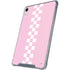 Pink Checkerboard iPad 11th Gen (2025) Clear Case