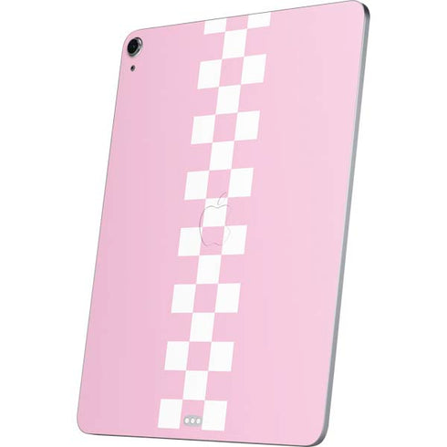 Pink Checkerboard Apple iPad Air Skin