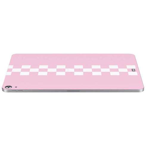 Pink Checkerboard Apple iPad Air Skin