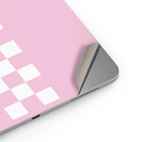 Pink Checkerboard Apple iPad Air Skin
