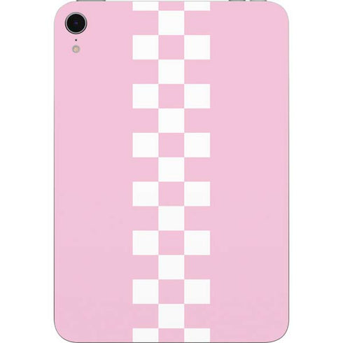 Pink Checkerboard Apple iPad Mini Skin