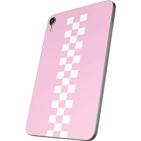Pink Checkerboard Apple iPad Mini Skin