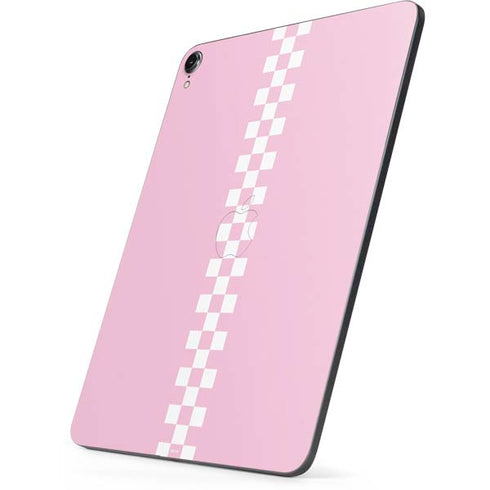 Pink Checkerboard Apple iPad Pro Skin