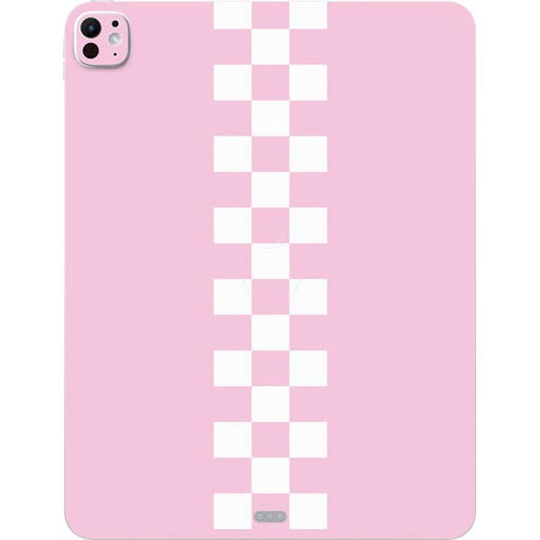 Pink Checkerboard iPad Pro 13in M4 (2024) Skin