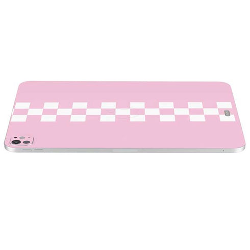 Pink Checkerboard iPad Pro 13in M4 (2024) Skin