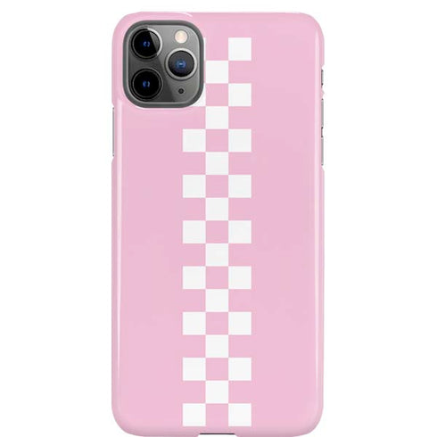 Pink Checkerboard iPhone Cases