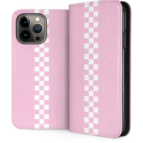 Pink Checkerboard iPhone Cases