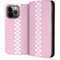 Pink Checkerboard iPhone 15 Pro Max Folio Case