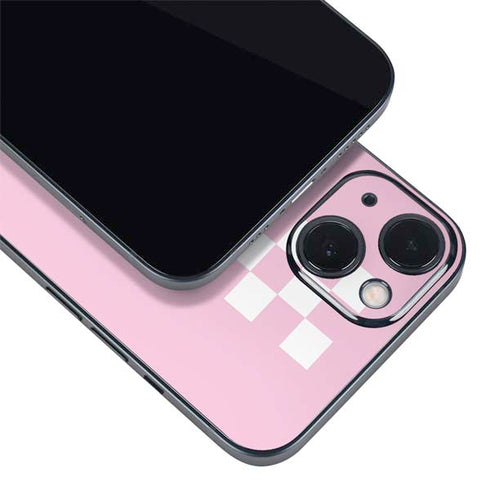 Pink Checkerboard iPhone 15 Skin