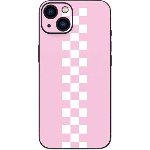 Pink Checkerboard iPhone 15 Skin