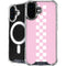 Pink Checkerboard iPhone 16 MagSafe Case
