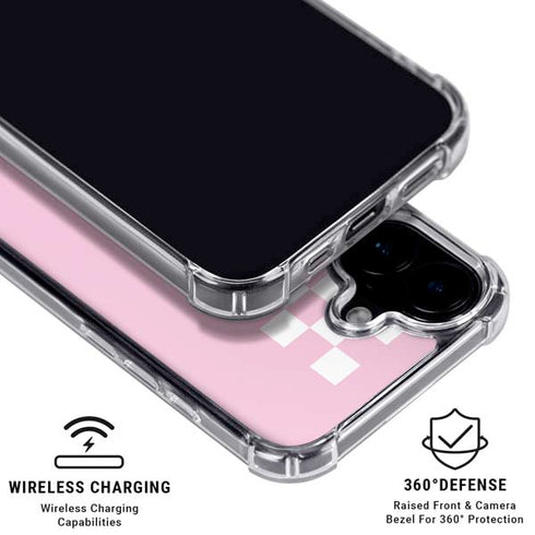Pink Checkerboard iPhone 16 MagSafe Case