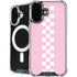 Pink Checkerboard iPhone 16 Plus MagSafe Case