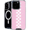 Pink Checkerboard iPhone 16 Pro Max MagSafe Case
