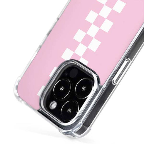 Pink Checkerboard iPhone 16 Pro Max MagSafe Case