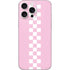 Pink Checkerboard iPhone 16 Pro Max Skin