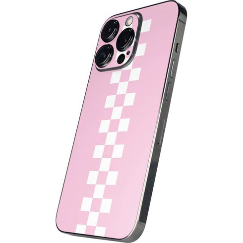 Pink Checkerboard iPhone 16 Pro Max Skin