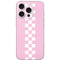 Pink Checkerboard iPhone 16 Pro Skin