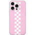 Pink Checkerboard iPhone 16 Pro Skin