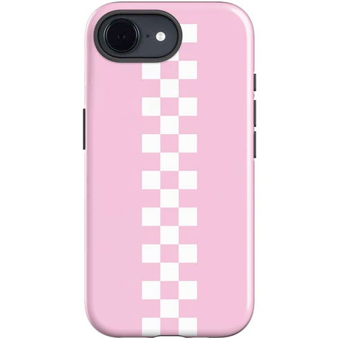 Pink Checkerboard iPhone 16e Impact Case