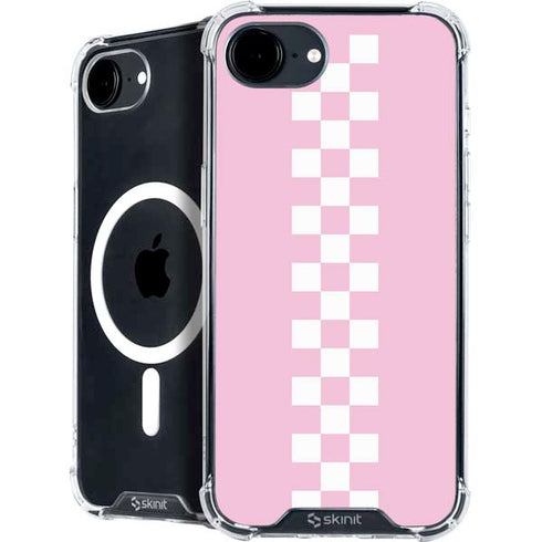 Pink Checkerboard iPhone 16e MagSafe Case