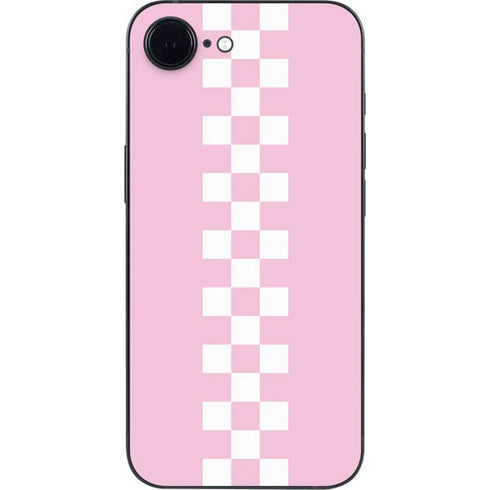 Pink Checkerboard iPhone 16e Skin