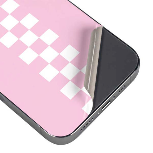 Pink Checkerboard iPhone 16e Skin