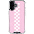 Pink Checkerboard iPhone 17 Clear Case