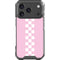 Pink Checkerboard iPhone 18 Pro Clear Case