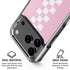 Pink Checkerboard iPhone 18 Pro Clear Case