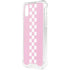 Pink Checkerboard iPhone XS Clear Case