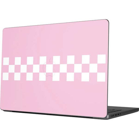 Pink Checkerboard Apple MacBook Pro 14-inch Skin