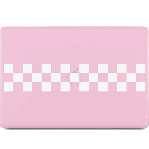 Pink Checkerboard MacBook Skins