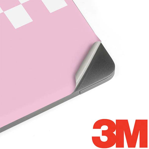 Pink Checkerboard MacBook Skins