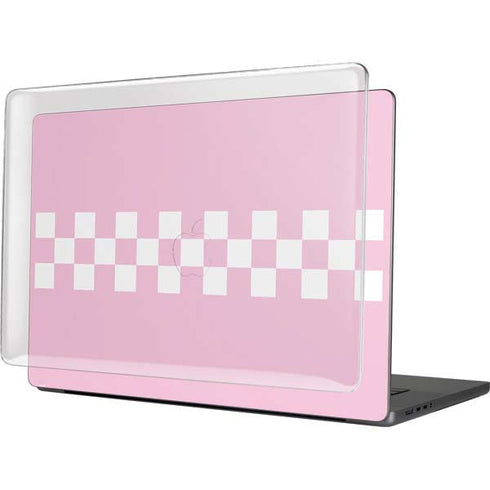 Pink Checkerboard MacBook Cases