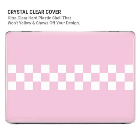 Pink Checkerboard MacBook Cases