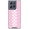 Pink Checkerboard Moto G 5G (2025) Clear Case
