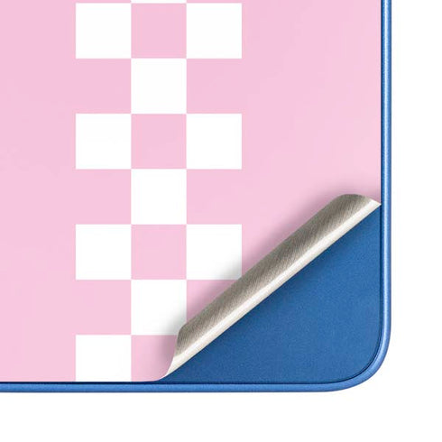 Pink Checkerboard Moto G Play 4G (2024) Skin