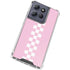 Pink Checkerboard Moto G Power 5G (2025) Clear Case