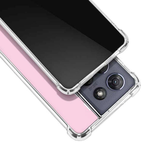 Pink Checkerboard Moto G Power 5G (2025) Clear Case